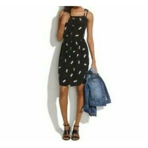 New Madewell Sz Large Sessun Queen Dress 100% Silk